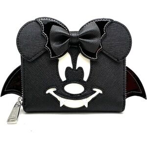 Loungefly X LASR Exclusive Disney Minnie Bat Zip Wallet